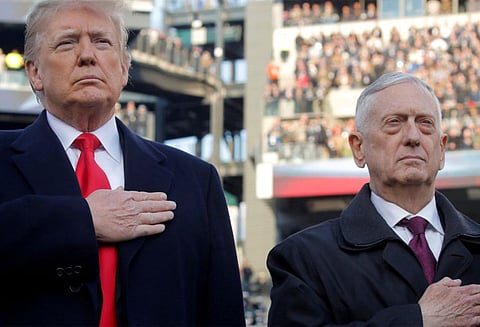 அமெரிக்க பாதுகாப்புத்துறை செயலர் ஜேம்ஸ் மேட்டீஸ் ராஜினாமா