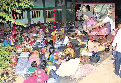 ஊதிய உயர்வுக்கோரி சென்னையில் போராட்டம்: இடைநிலை ஆசிரியர்கள் உண்ணாவிரதத்தை கைவிட மறுப்பு மீண்டும் டி.பி.ஐ. வளாகத்தில் புகுந்ததால் பரபரப்பு