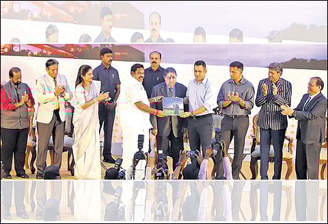 அரசு பணிகளில் விளையாட்டு வீரர்களுக்கான 3 சதவீத இட ஒதுக்கீடு விரைவில் நிறைவேற்றப்படும் இந்தியா சிமெண்ட்ஸ் விழாவில் முதல்-அமைச்சர் எடப்பாடி பழனிசாமி அறிவிப்பு