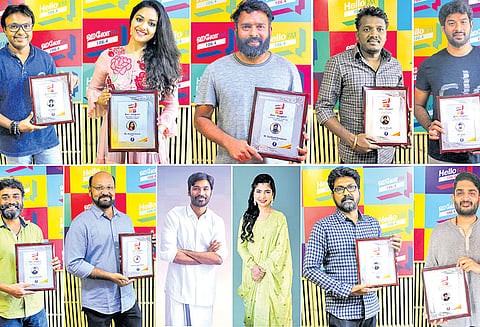 ஹலோ எப்.எம்.மின் பிரமாண்ட திரை விருதுகள் சிறந்த நடிகர் தனுஷ், நடிகை கீர்த்தி சுரேஷ்