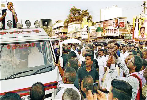 நியூட்ரினோ ஆய்வுத்திட்டத்துக்கு எதிராக வைகோ, திருமுருகன் காந்தி விழிப்புணர்வு பிரசாரம்