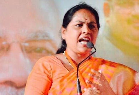 சந்தோஷ் கொலையை கண்டித்து பெங்களூருவில், பா.ஜனதாவினர் ஆர்ப்பாட்டம் ஷோபா எம்.பி. தலைமையில் நடந்தது