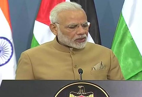 இந்திய வெளியுறவு கொள்கையில் பாலஸ்தீனத்திற்கு எப்பொழுதும் உயரிய இடம் வழங்கப்பட்டு உள்ளது; பிரதமர் மோடி