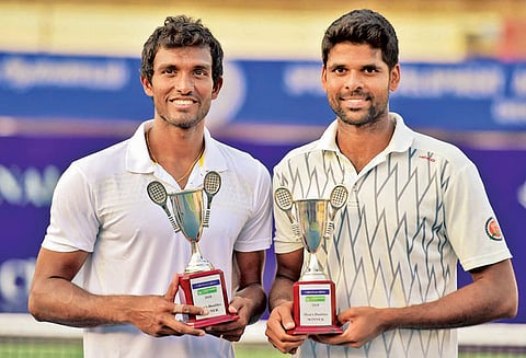 சென்னை ஓபன் சேலஞ்சர் டென்னிஸ் ஸ்ரீராம் பாலாஜி–விஷ்ணுவர்தன் ஜோடி ‘சாம்பியன்’