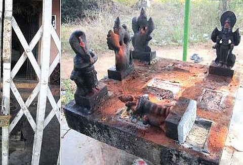 விநாயகர் கோவிலில் மீண்டும் சாமி சிலை உடைப்பு