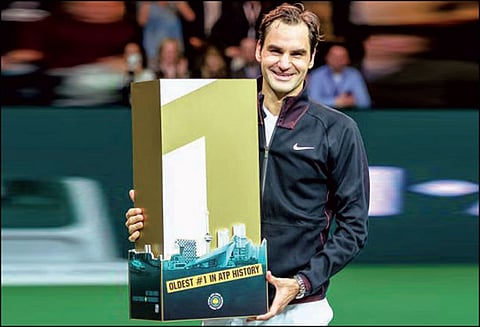 சுவிட்சர்லாந்து வீரர் பெடரர் முதலிடத்தை பிடித்தார்