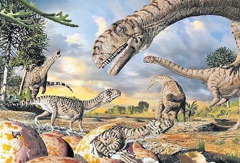 எண்ணிக்கை அதிகரித்ததால் அழிந்தனவா டைனோசர்கள்?