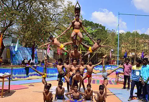 தேசிய அளவிலான மல்லர்கம்பம் போட்டி