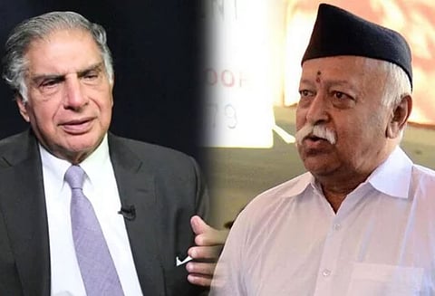 பிரணாப் முகர்ஜியை தொடர்ந்து மோகன்பகவத்துடன் மேடையை பகிர்ந்து கொள்கிறார் ரத்தன் டாடா