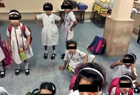 கல்வி கட்டணம் செலுத்தவில்லை என்று குழந்தைகளை ‘பேஸ்மெண்டில்’ பூட்டிவைத்த பள்ளி நிர்வாகம்