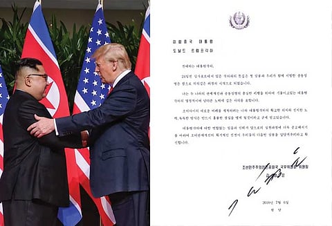 வடகொரியா அதிபர் கிம் எழுதிய மிகவும் அருமையான கடிதம் புகழ்ந்த டொனால்டு டிரம்ப்