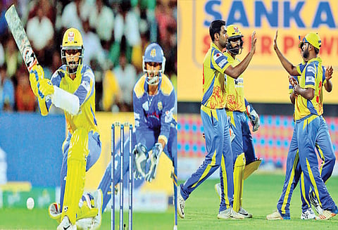 டி.என்.பி.எல். கிரிக்கெட்: மதுரை அணியை வீழ்த்தியது திண்டுக்கல்