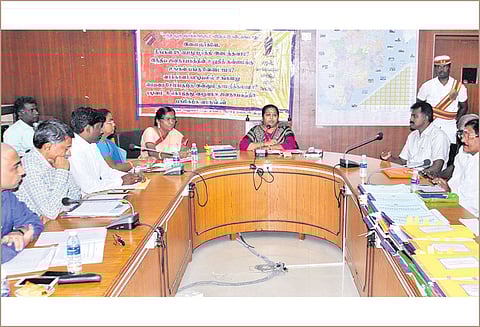 திருவள்ளூரில் உள்ளாட்சி தேர்தல் தொடர்பான ஆலோசனை கூட்டம் கலெக்டர் தலைமையில் நடந்தது