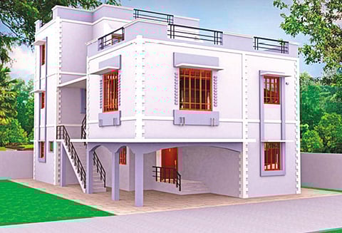 வீடுகள் கட்டமைப்பில் தொழில் நுட்ப வரைபடங்கள்