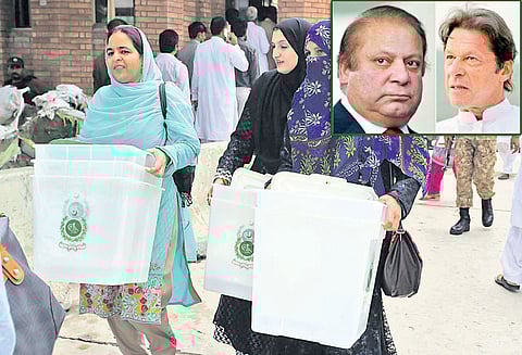 பாகிஸ்தானில் இன்று நாடாளுமன்ற தேர்தல்