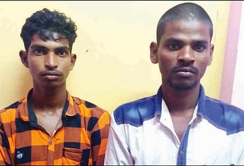 பஸ் பயணிகளிடம் செல்போன் ஜேப்படி - 2 வாலிபர்கள் கைது