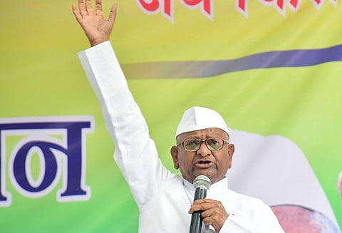 அக்டோபர் 2-ந் தேதி முதல் மீண்டும் உண்ணாவிரதம்: அன்னா ஹசாரே அறிவிப்பு