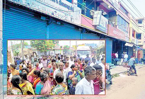 மணல் குவாரி அமைக்க எதிர்ப்பு மறியலில் ஈடுபட்டவர்கள் கைது
