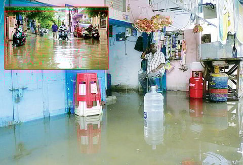 சேலத்தில் ஒரு மணி நேரம் கொட்டி தீர்த்த மழை