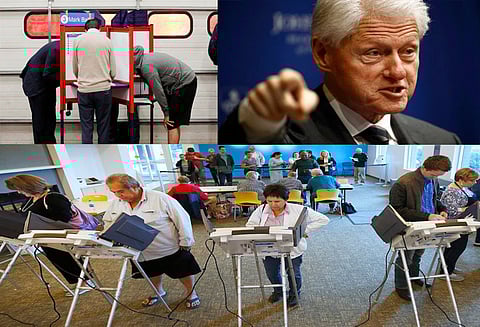 தேர்தலில் வாக்குச்சீட்டு முறையே பாதுகாப்பானது - பில் கிளிண்டன்