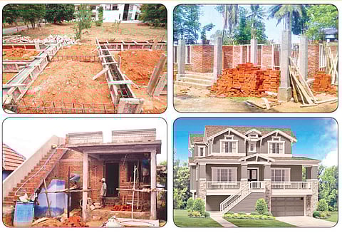 வீடுகள் கட்டுமான பணியில் வரிசை முறை