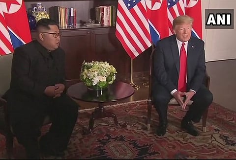அமெரிக்க அதிபர் டொனால்டு டிரம்ப்- கிம் ஜாங் அன் பேச்சுவார்த்தை நிறைவு பெற்றது