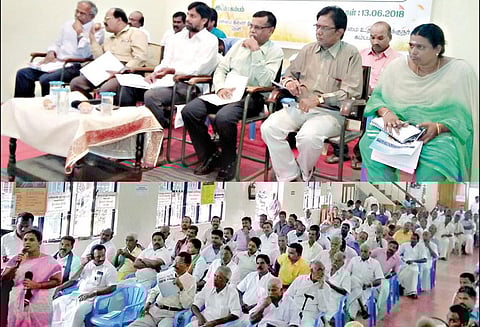 நெல் கொள்முதல் நிலையம் அமைக்க வேண்டும் - விவசாயிகள் குறைதீர்க்கும் கூட்டத்தில் வலியுறுத்தல்