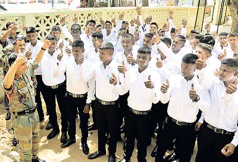 ராணுவ வீரர்கள் தேர்வில் வெற்றி பெற்ற 254 பேருக்கு 6 மாதம் பயிற்சி