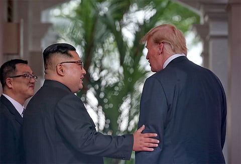 தென்கொரியாவுடன் மீண்டும் போர் பயிற்சி தொடரக்கூடும்: வடகொரியாவுக்கு டிரம்ப் மிரட்டல்