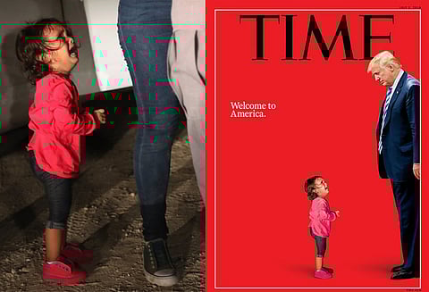 ‘அமெரிக்காவுக்கு வரவேற்கிறோம்’ டொனால்டு ட்ரம்ப்பை கடுமையாக விமர்சித்த டைம்ஸ் இதழ்