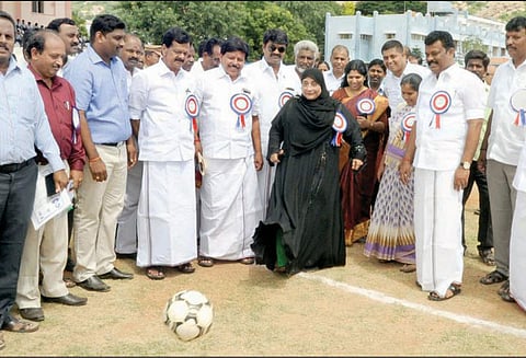கிருஷ்ணகிரியில் அரசு தொழிற்பயிற்சி நிலையங்களுக்கு இடையேயான விளையாட்டு போட்டி