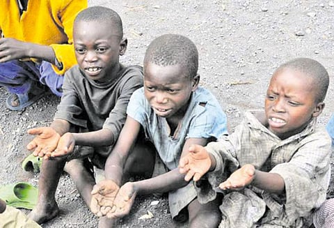 பசியால் வாடும் 14 நாடுகள்