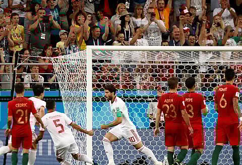 உலகக்கோப்பை கால்பந்து: ஈரான் அணி, போர்ச்சுகல் அணி இடையிலான ஆட்டம் ‘டிரா’