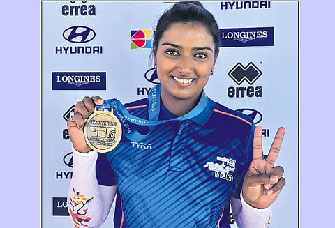 உலக கோப்பை வில்வித்தை: இந்திய வீராங்கனை தீபிகா குமாரி தங்கம் வென்றார்