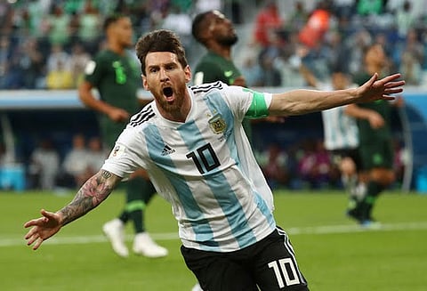 உலகக்கோப்பை கால்பந்து: நைஜீரியா அணிக்கு எதிரான ஆட்டத்தில் அர்ஜென்டினா வெற்றி