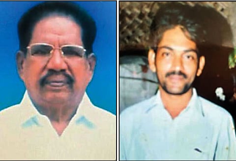 தடுப்புக்கட்டையில் கார் மோதல்; ஓய்வு பெற்ற ஆசிரியர் உள்பட 2 பேர் பலி