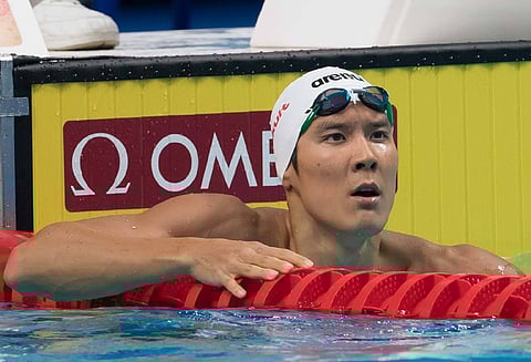 தென் கொரிய முன்னாள் ஒலிம்பிக் நீச்சல் சாம்பியன் ஆசிய விளையாட்டு போட்டிகளில் இருந்து விலகல்