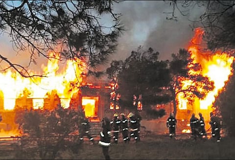 அசர்பைஜான் நாட்டில் போதை அடிமைகள் மறுவாழ்வு மையத்தில் தீ விபத்து 24 பேர் கருகிச்சாவு