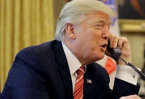 சிரியா போர்: எகிப்து அதிபருடன் டொனால்டு டிரம்ப் ஆலோசனை