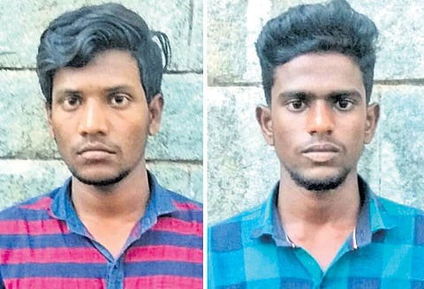 கல்லூரி மாணவரிடம் செல்போன் பறித்த 2 பேர் கைது