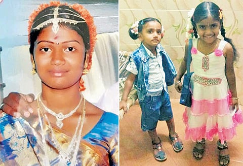 குடும்பத்தகராறில் 2 குழந்தைகளை கொன்று தாய் தற்கொலை