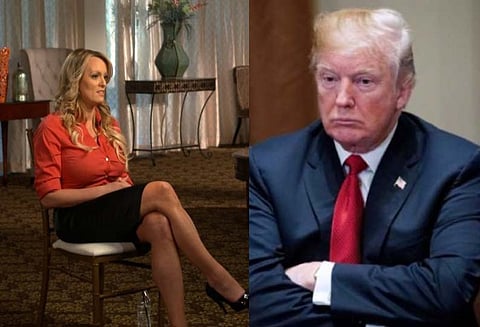 தனக்கு மிரட்டல் வருவதாக டிரம்புடன் உறவு இருந்ததாக கூறிய ஆபாச நடிகை புகார்