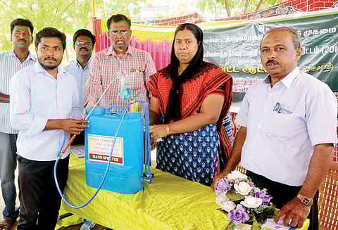 தடுப்பணைகள்-பண்ணைக்குட்டைகள் கலெக்டர் ஆசியா மரியம் நேரில் பார்வையிட்டார்