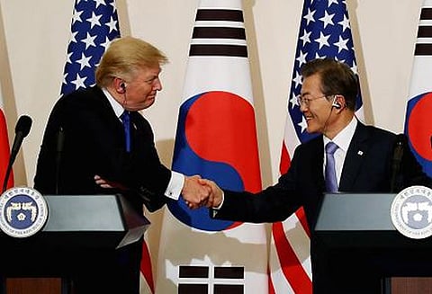 டொனால்டு டிரம்ப் தென் கொரிய அதிபருடன் வரும் 22ந்தேதி வெள்ளை மாளிகையில் சந்திப்பு