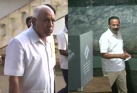 கர்நாடக சட்டப்பேரவை தேர்தல்; வாக்கு பதிவு தொடங்கியது