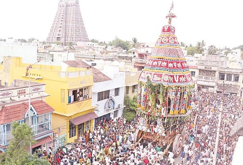 ஸ்ரீரங்கம் ரெங்கநாதர் கோவில் சித்திரை தேரோட்டம்