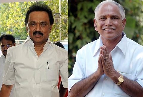 கர்நாடக தேர்தலில் வெற்றி பெற்று ஆட்சியமைக்கும் எடியூரப்பாவுக்கு மு.க ஸ்டாலின் வாழ்த்து