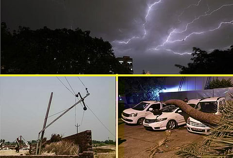 வடஇந்தியாவில் அடுத்த 72 மணிநேரத்திற்கு இடியுடன் கூடிய புழுதி புயல் வீச கூடும் என எச்சரிக்கை