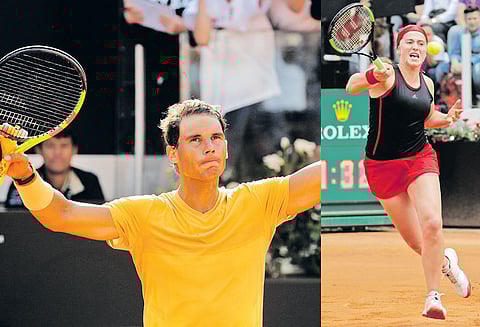 இத்தாலி ஓபன் டென்னிஸ்: கால்இறுதியில் நடால், ஹாலெப்