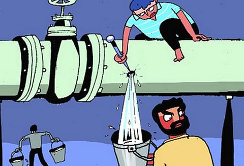 குடிநீர் திருட்டு; இணைப்பு துண்டிப்பு